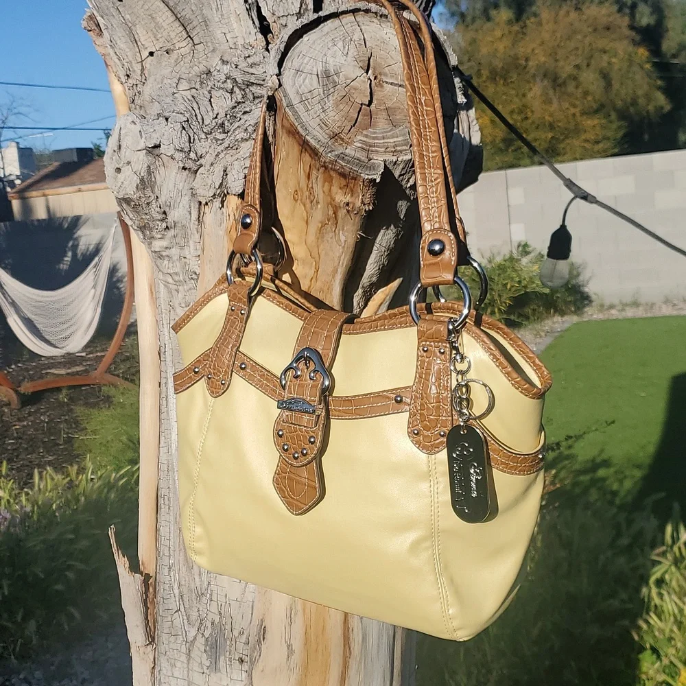 🍵 GENNA DE ROSSI Shoulder Bag - Picture 1 of 15